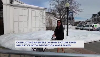 News 12 | Brooklyn | Hillary Clinton’s deposition on Epstein crimes paused after photo of private proceeding posted online
