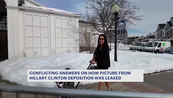 News 12 | Brooklyn | Hillary Clinton’s deposition on Epstein crimes paused after photo of private proceeding posted online