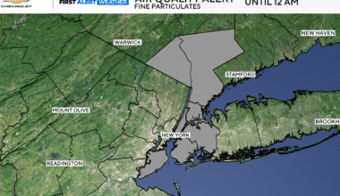 Air quality alert Tuesday for NYC, Westchester and Rockland counties