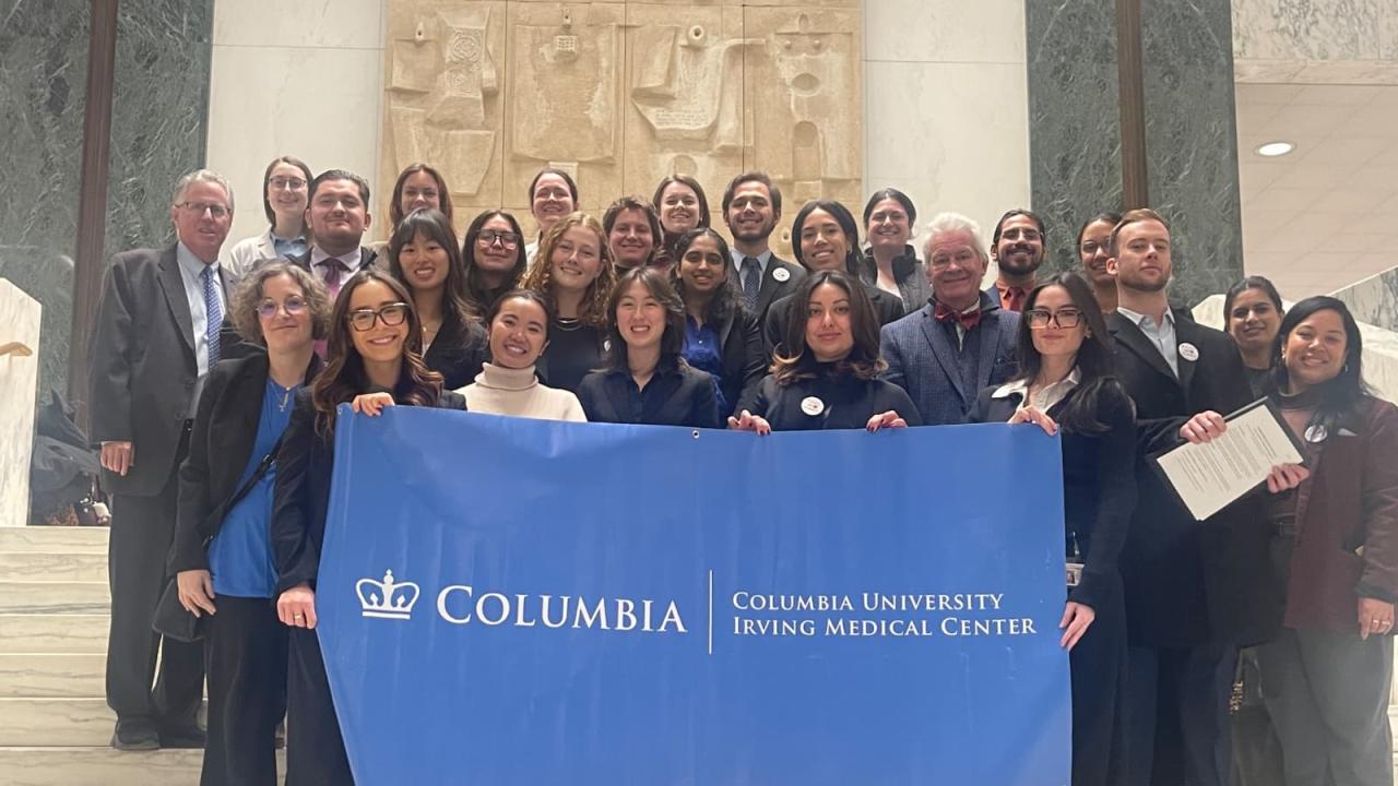 CUIMC Students Travel to Albany to Meet State Legislators