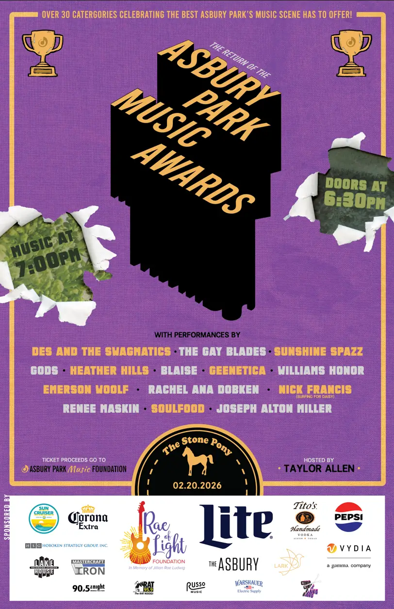 Asbury Park Music Awards Returns February 20th