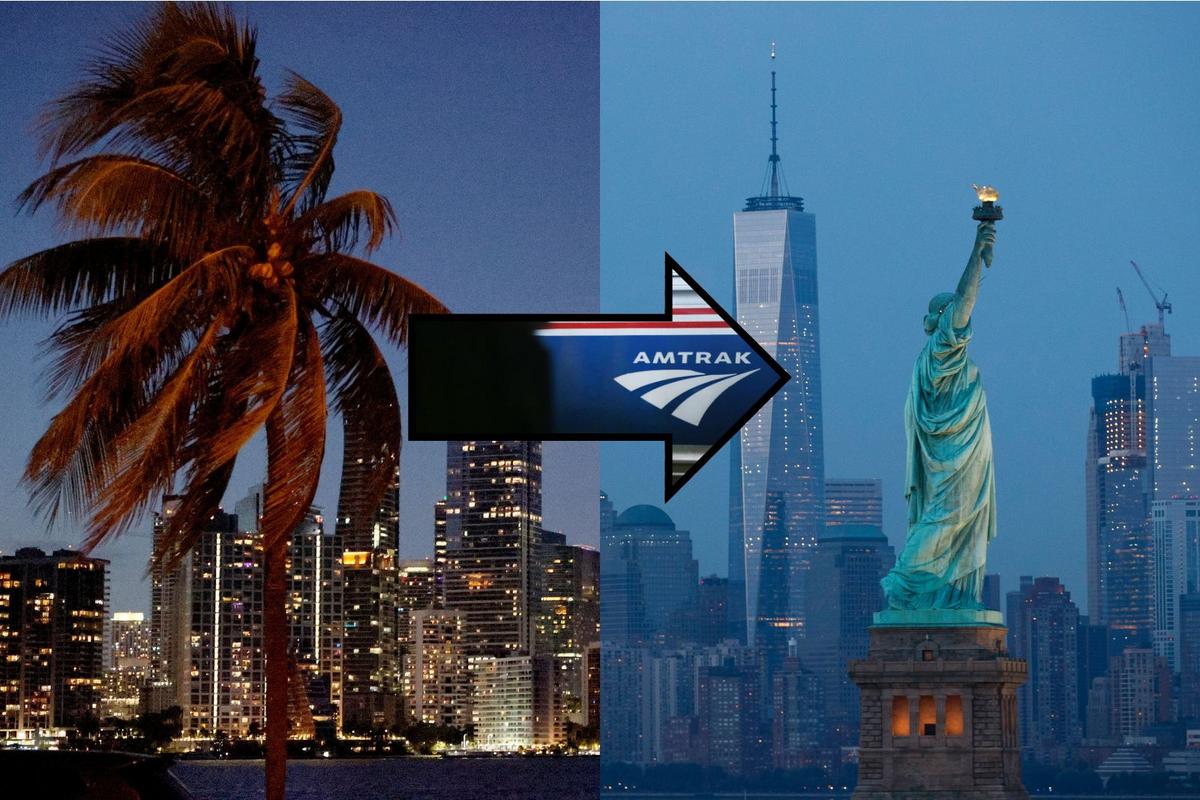 What it's Like to Take a Train from Miami to New York