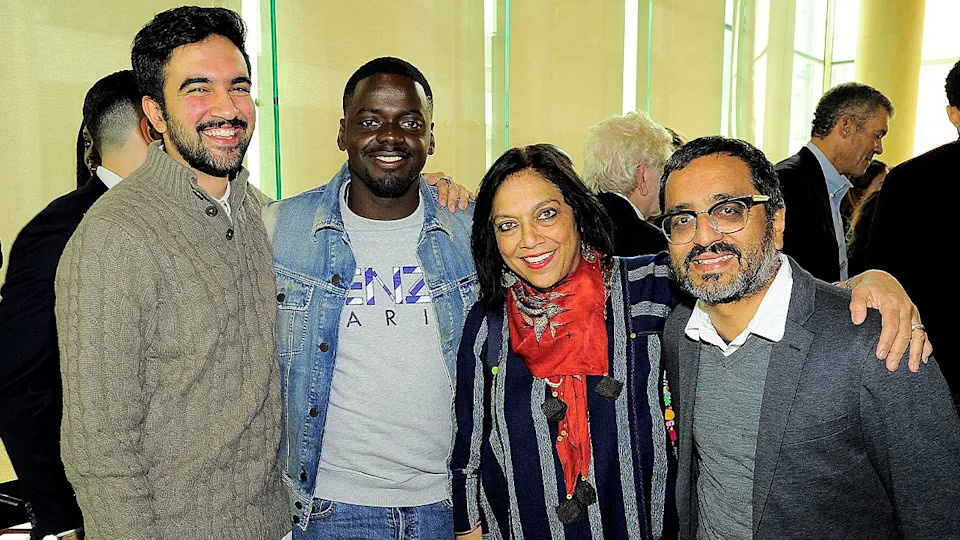 Zohran Mamdani, Daniel Kaluuya, Shimit Amin and Mira Nair