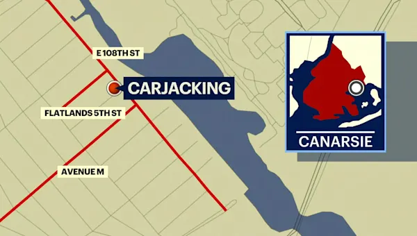 News 12 | Brooklyn | 3 men armed with gun, knife carjack taxi driver in Canarsie