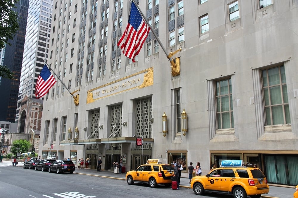 Iconic Waldorf Hotel New York Hits Market After $2B Renovation