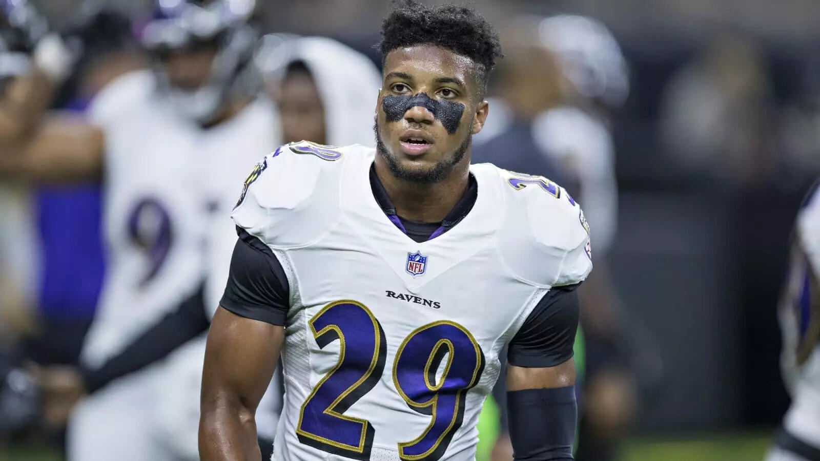 Baltimore Ravens' Marlon Humfrey (Image via Getty) Baltimore Ravens' Marlon Humfrey