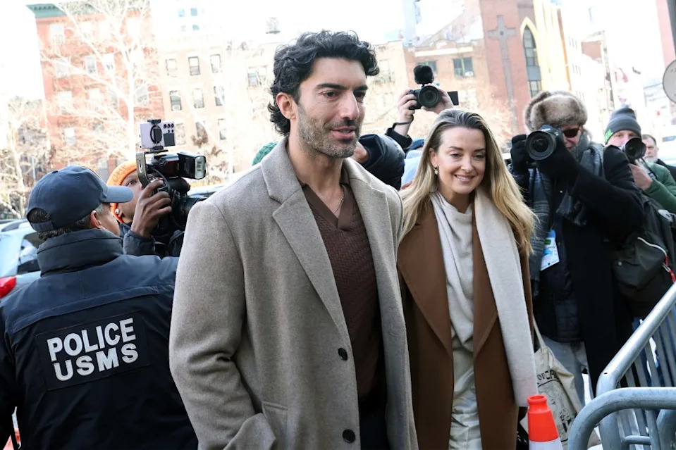 Justin Baldoni arrived to court smiling in New York City on Thursday as his Blake Lively legal battle rages on. William Farrington for NY Post