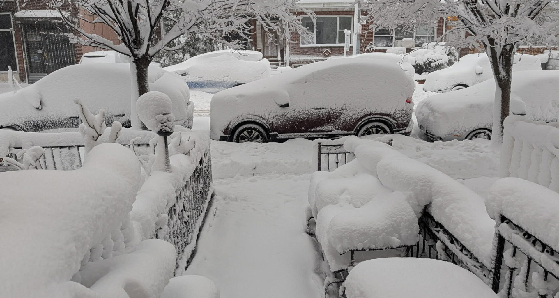 Brooklyn was hit with a blizzard on Sunday afternoon that carried into Monday. Photo: Bernie Hoban