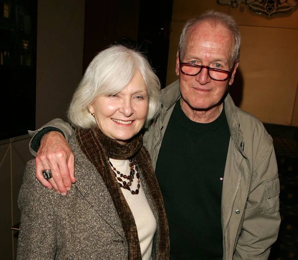 Actors Joanne Woodward and Paul Newman attend a reception for a special screening of “The Woodsman” on January 10, 2004 in New York City. Getty Images