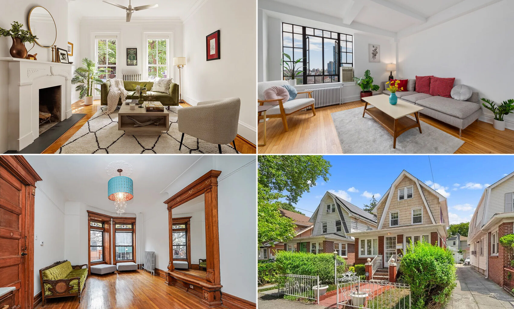 collage of brooklyn homes for sale