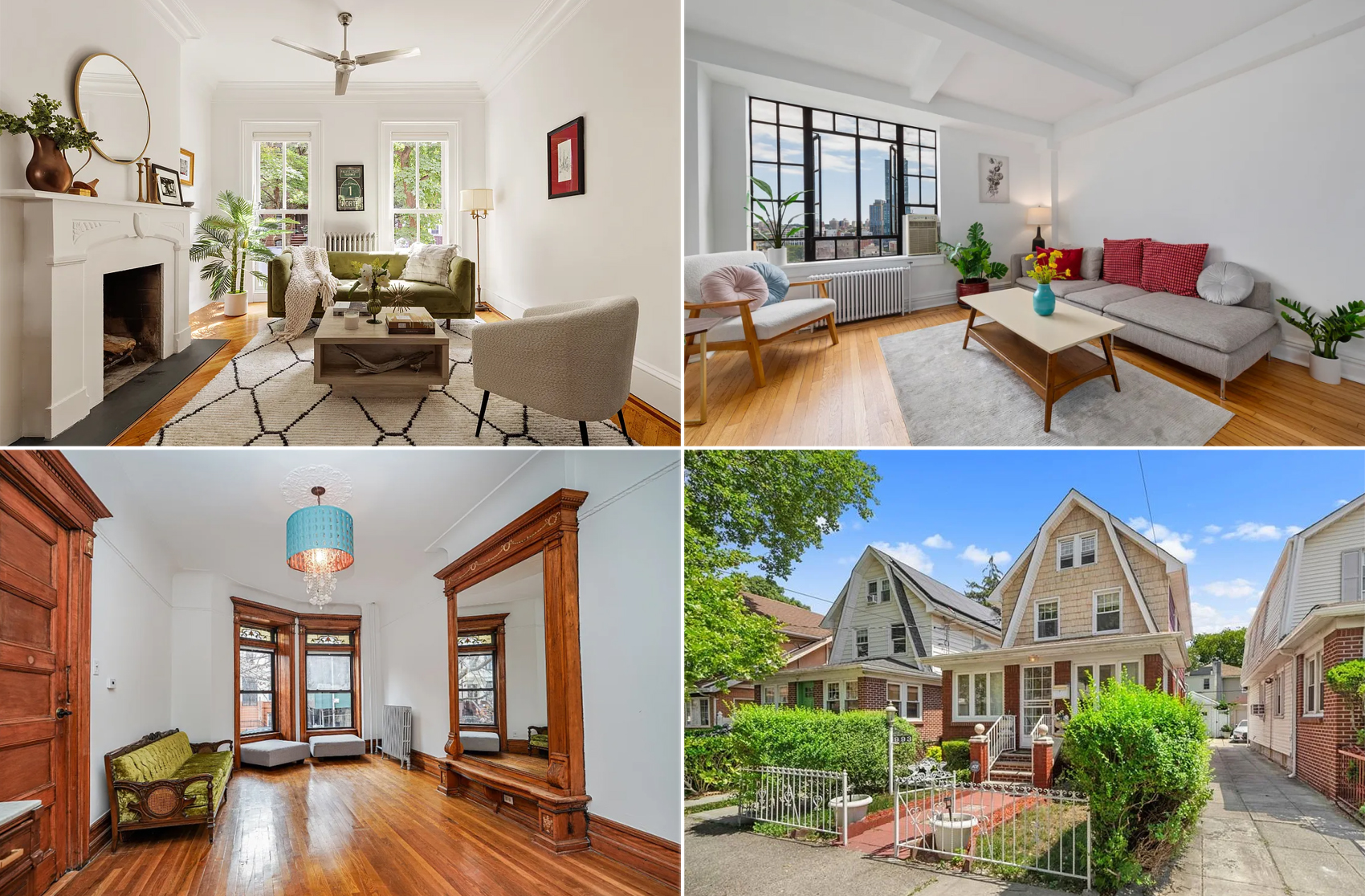 collage of brooklyn homes for sale