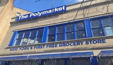 Doorman waits in line for hours at NYC's 'first free grocery store'. How it works and what it says about food costs