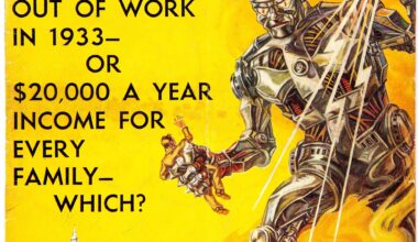 Norman Saunders, Cover for the Technocrats’s Magazine, 1933.