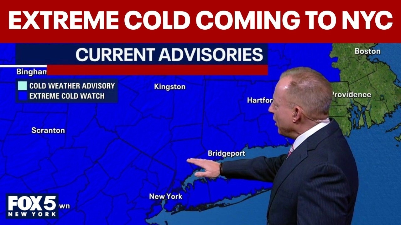 Sub-zero wind chills in NYC later this week