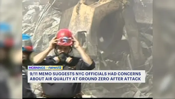 News 12 | Brooklyn | Documents from 2001 suggest air quality concerns after 9/11