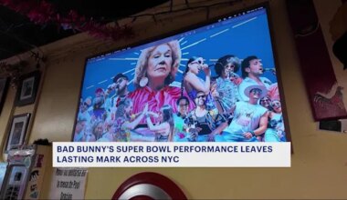 News 12 | Brooklyn | Bad Bunny honors Williamsburg icon Toñita in Super Bowl halftime show