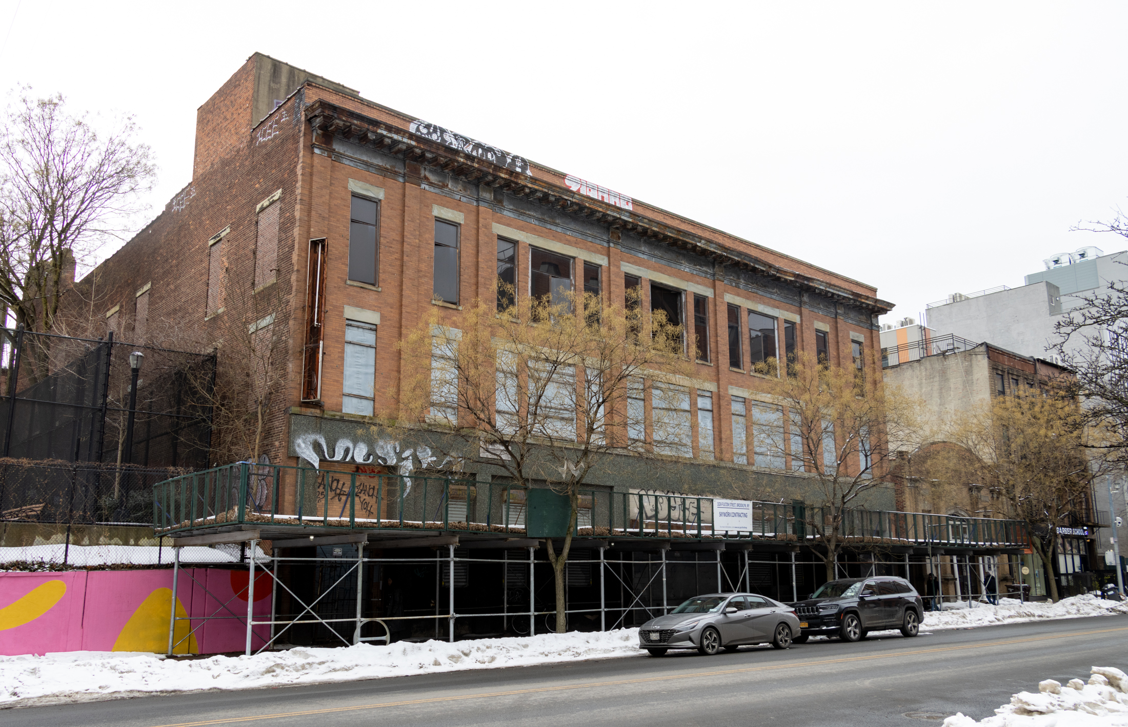 empty brick building