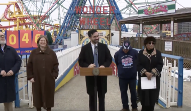 Mayor Zohran Mamdani announces the new Coney Island BID. Photo: NYC Mayor’s Office