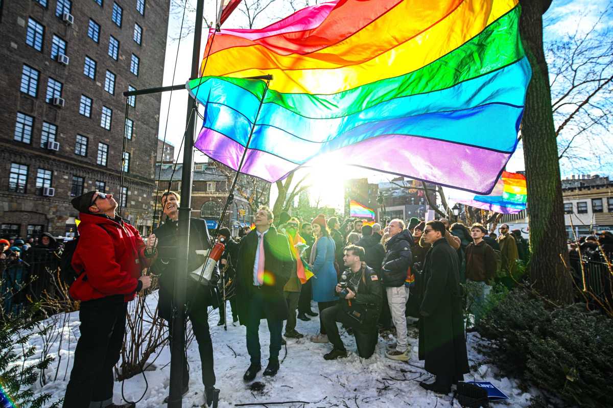 Activists re-install Rainbow flag at Stonewall National Monument, defying Trump admin