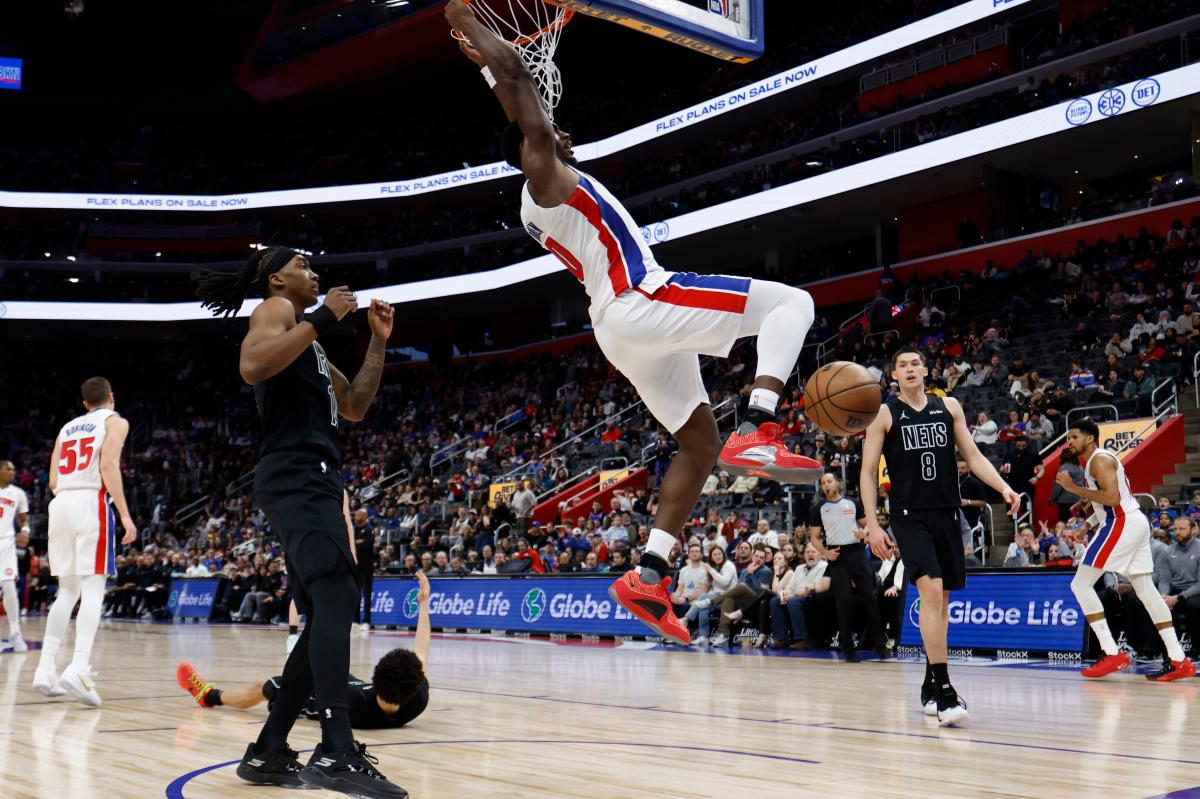 Nets embarrassed by Pistons in 53-point shellacking to end road trip