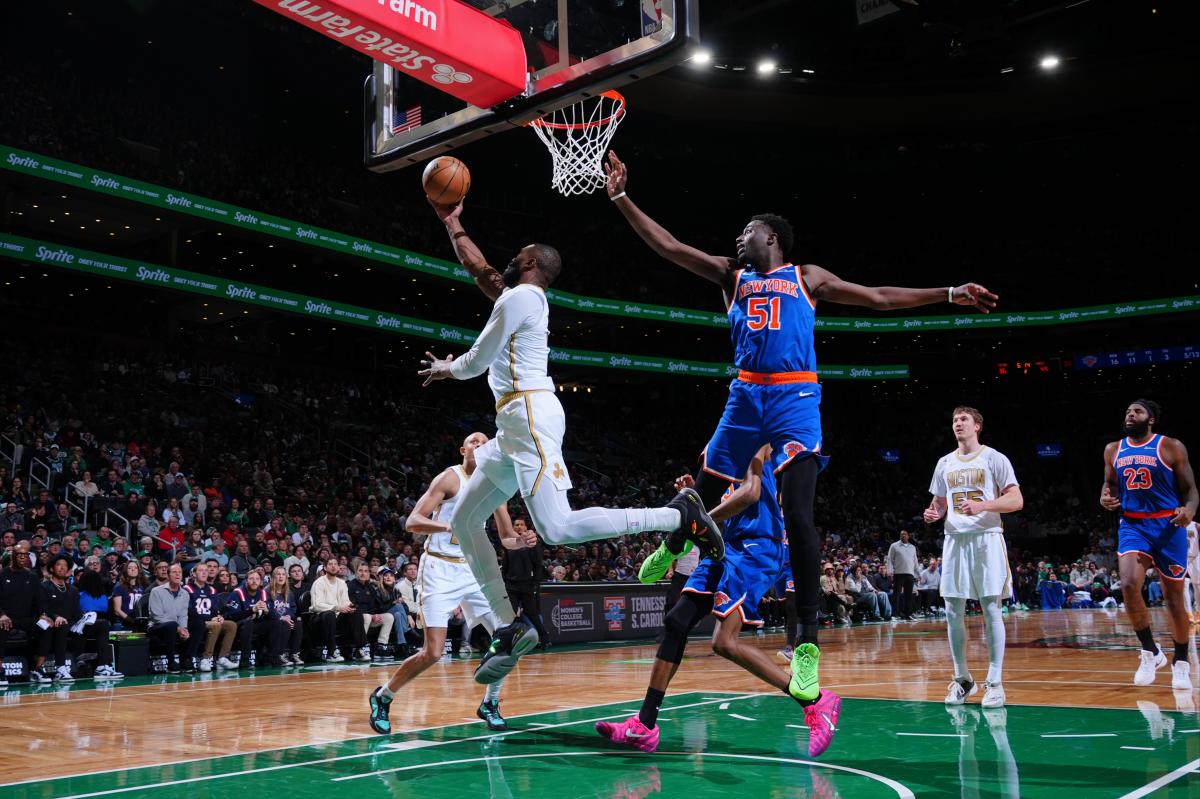 Mohamed Diawara became Knicks' Jaylen Brown stopper