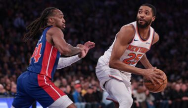 Knicks' Mikal Bridges benched down the stretch again