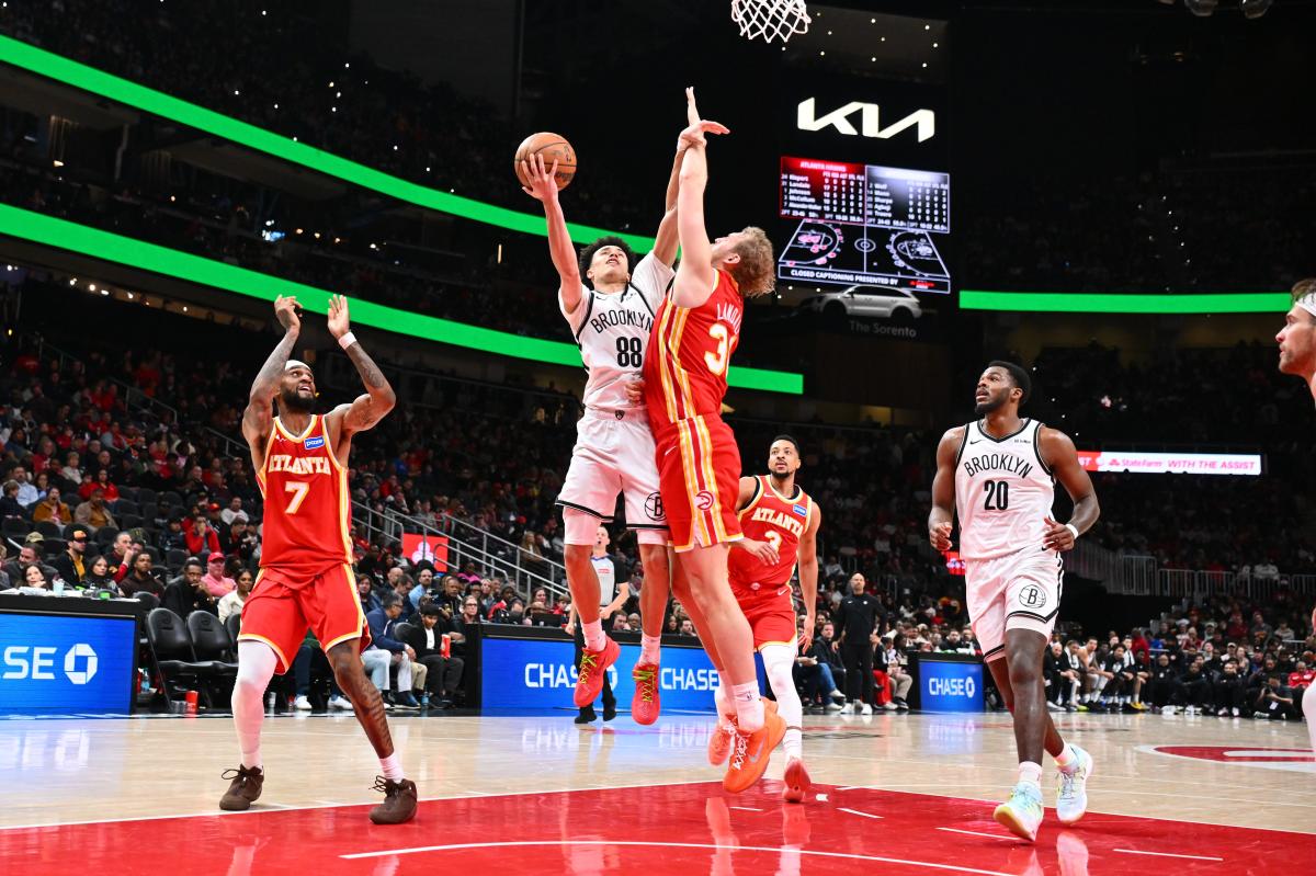 Nets blow double-digit lead as offense goes cold late in loss to Hawks
