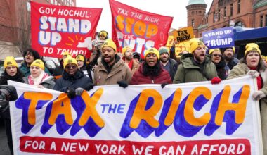 Powerful unions back 'tax the rich' campaign that squeezes other New Yorkers