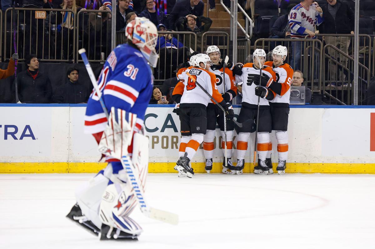 Rangers fall to Flyers in overtime as home woes hit new low