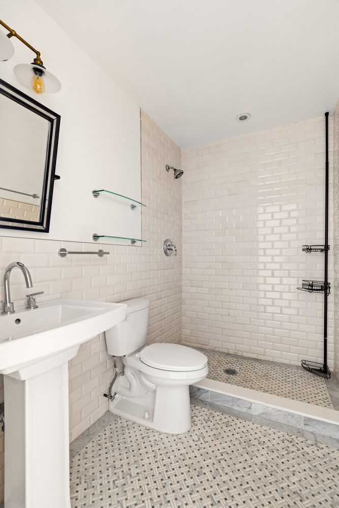 bathroom with walk-in shower