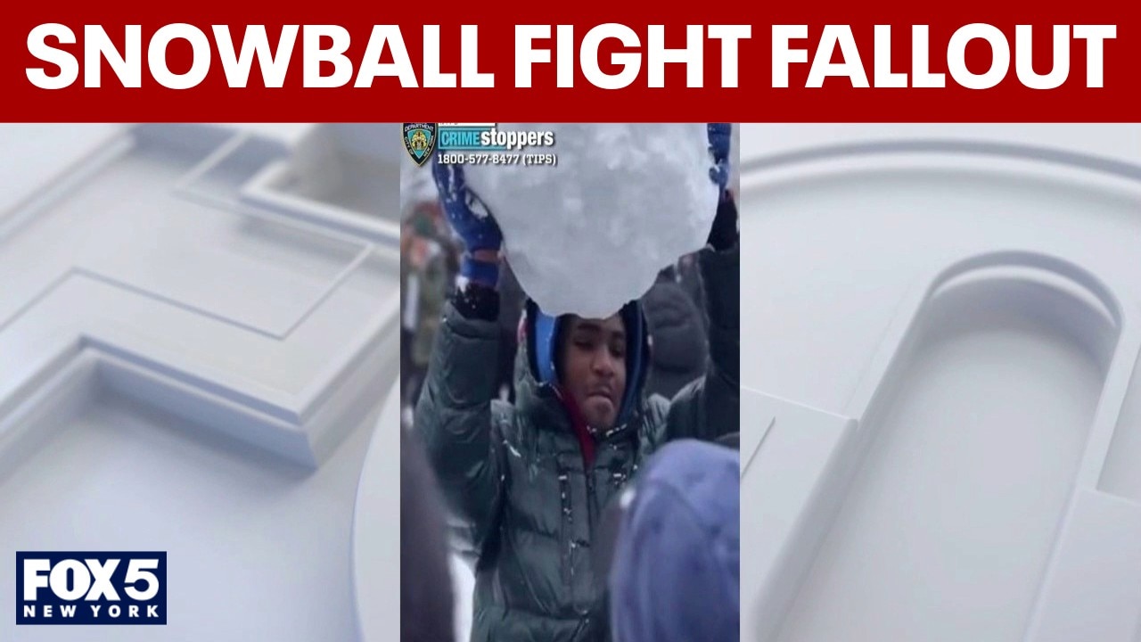 Suspects wanted for throwing snowballs at police