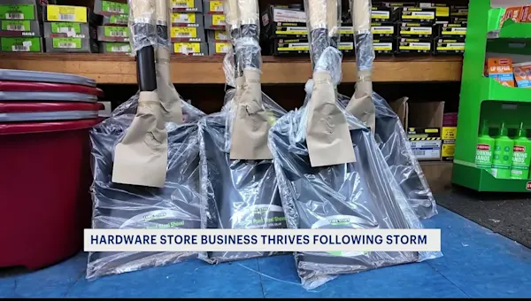 News 12 | Brooklyn | Hardware stores see business boom from this winter's numerous snowstorms