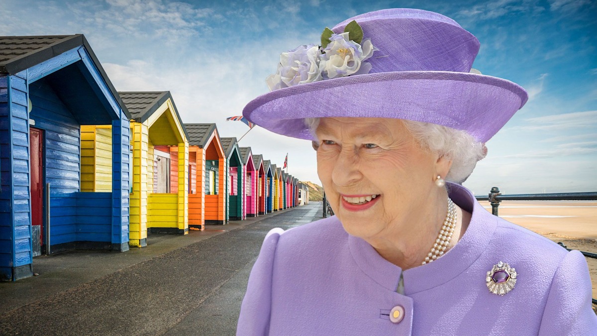 Queen Elizabeth's destroyed beach hut near Sandringham to avoid prying eyes