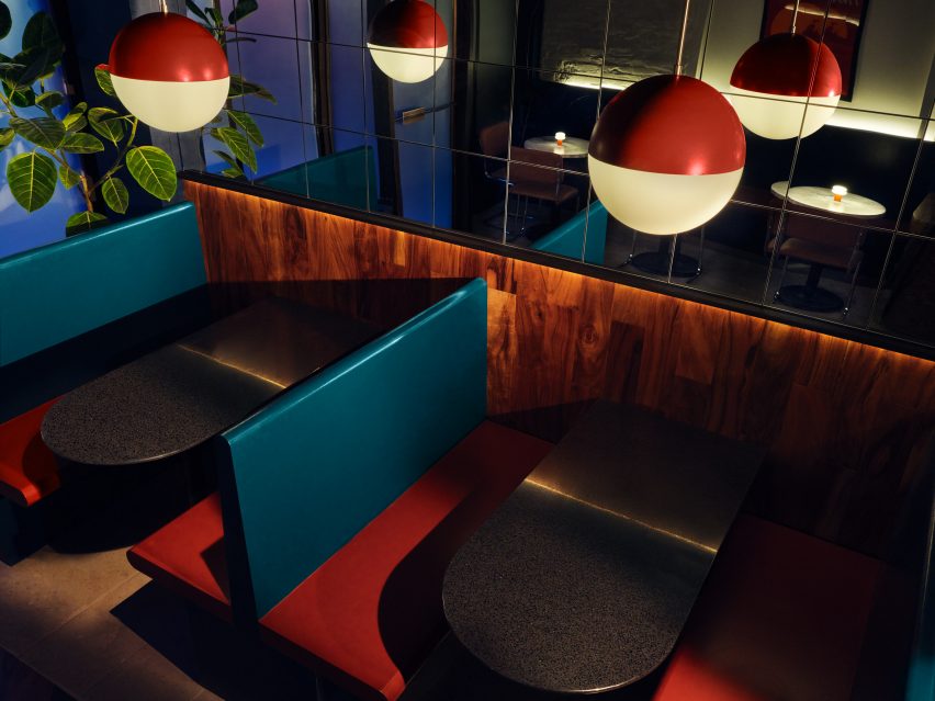 Oddball restaurant interior New York