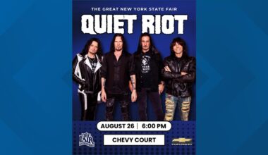 Quiet Riot returning to Great New York State Fair on August 26