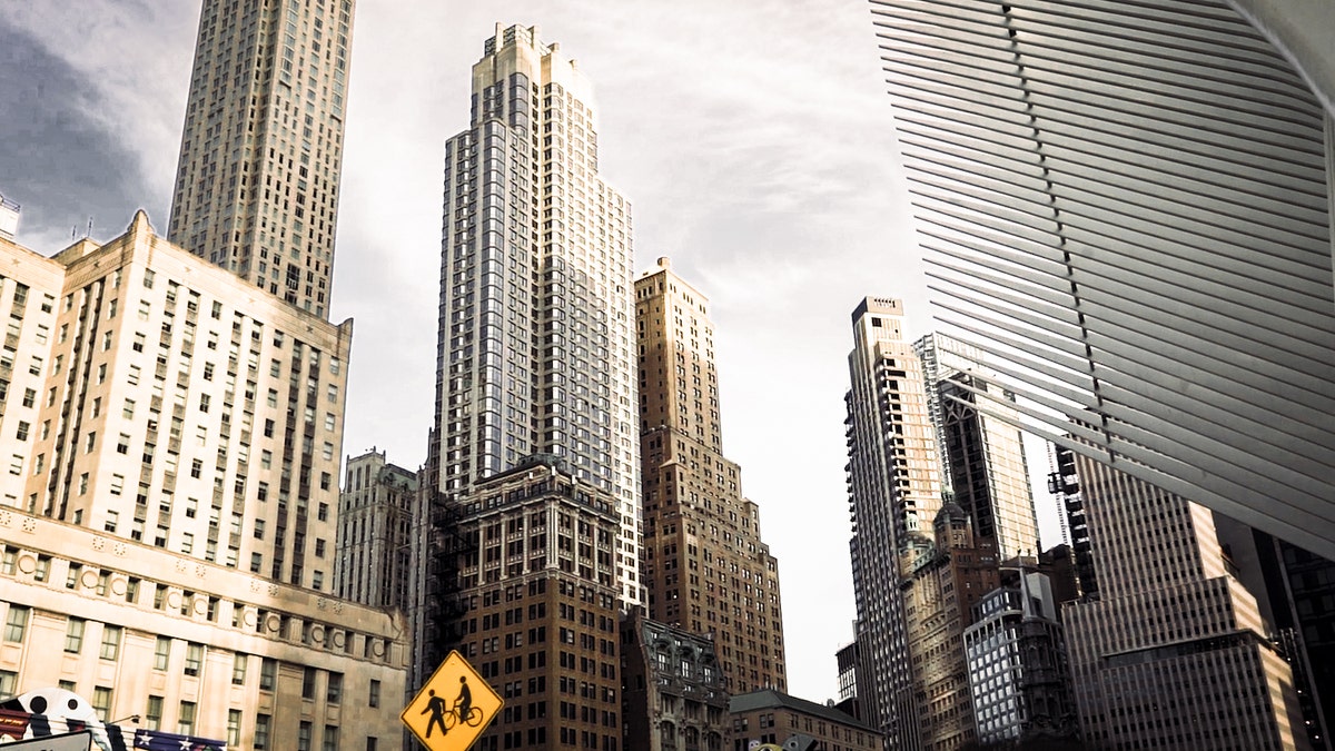 Downtown New York City skyline