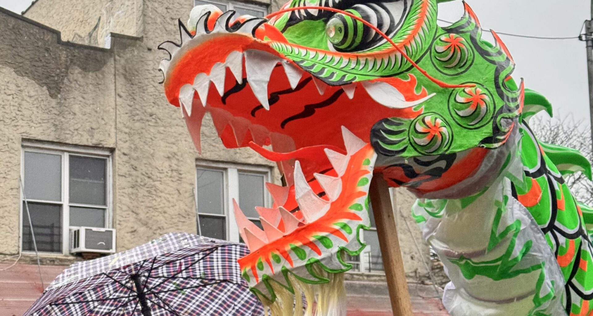 The traditional lion and dragon dance took place. Photo: Arthur De Gaeta/Brooklyn Eagle