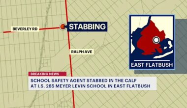 News 12 | Brooklyn | School safety agent stabbed while breaking up fight at East Flatbush middle school; person of interest in custody
