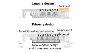 See Trump’s Latest White House East Wing Designs