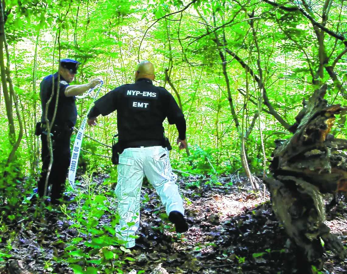 Andy Peralta's body was found facedown in the mud in Kissena Park in Flushing. 