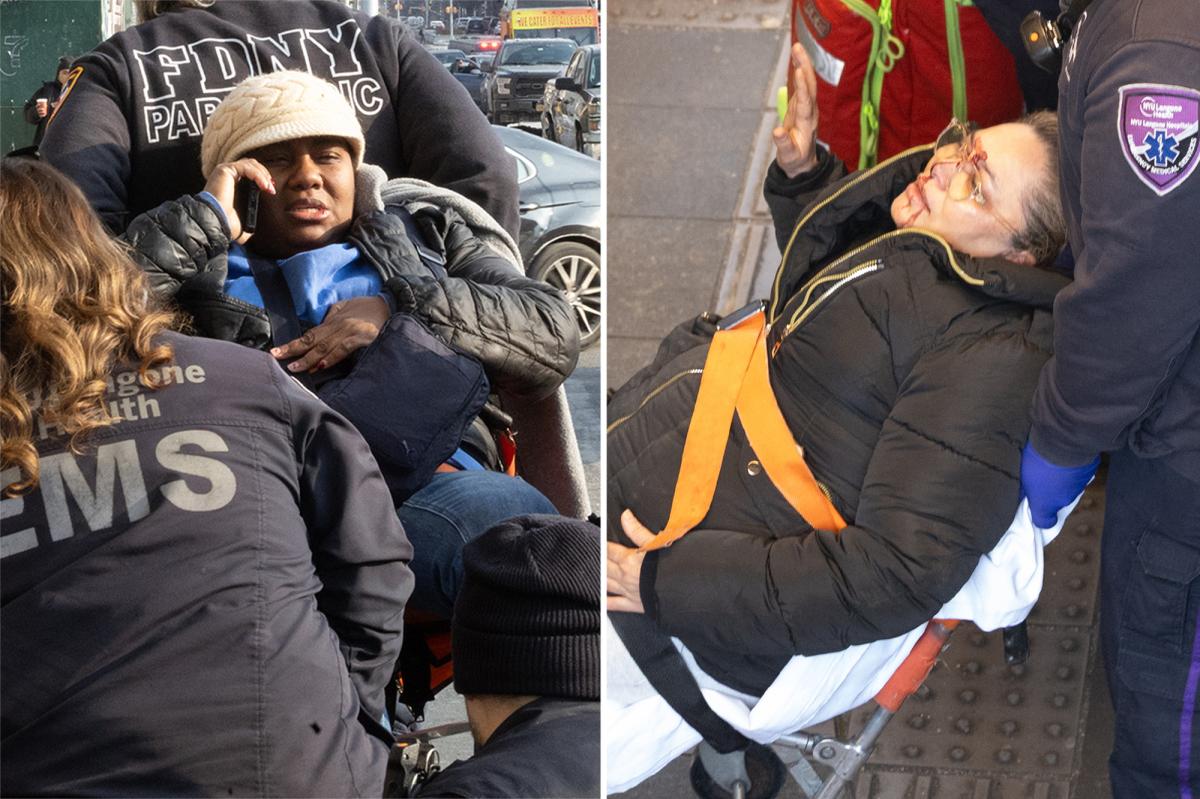 Maniac pushes woman onto NYC subway tracks, punches another straphanger in face