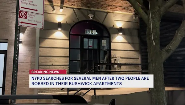 News 12 | Brooklyn | 2 apartments hit in overnight Bushwick break-ins; 1 man hurt, dog removed
