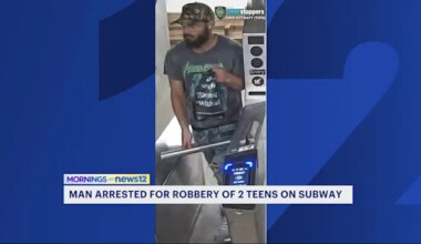 News 12 | Brooklyn | Man accused of robbing 2 teens at knifepoint aboard Brooklyn train