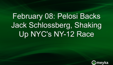 February 08: Pelosi Backs Jack Schlossberg, Shaking Up NYC's NY-12 Race