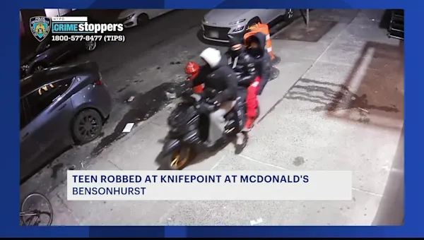 News 12 | Brooklyn | Trio wanted for trying to steal teen's jacket at knifepoint at Bensonhurst McDonald's