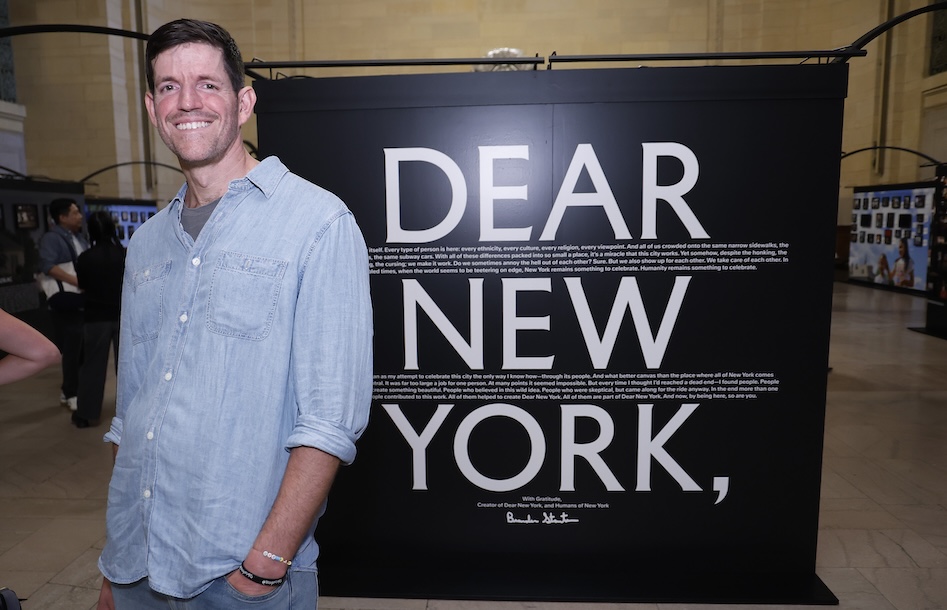 Brandon Stanton attends Brandon Stanton's "Dear New York" press preview at Grand Central Station on October 05, 2025 in New York City. (Photo by John Lamparski/Getty Images)