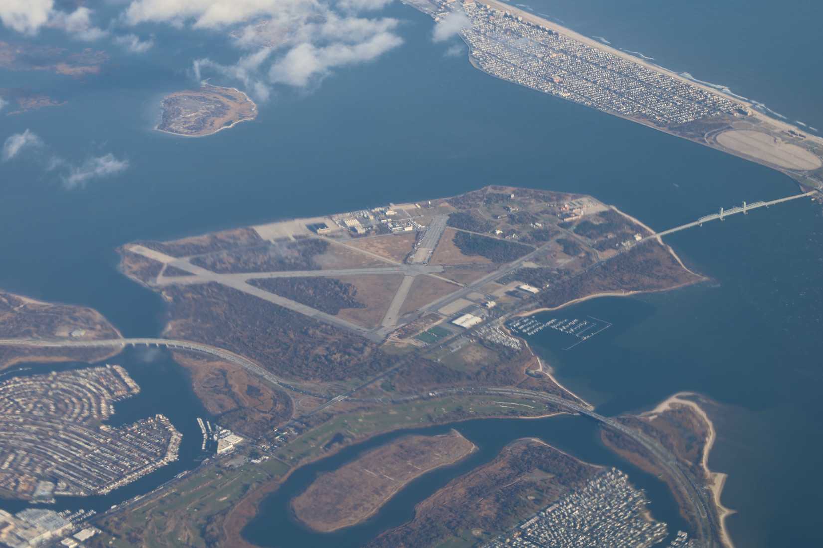 Aerial view of Floyd Bennett Field 