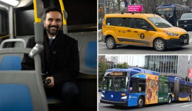 Taxi ad fighting antisemitism removed for taking swipe at Mamdani's free NYC bus plan