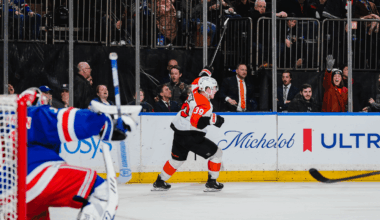 Michkov scores 2nd goal in OT, Flyers rally past Rangers