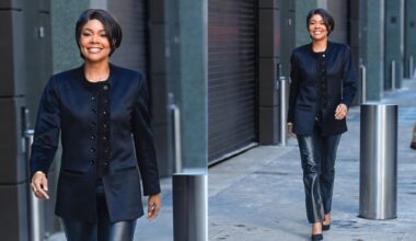 Gabrielle Union wears Giuliva Heritage seen on Feb. 4 in New York City.